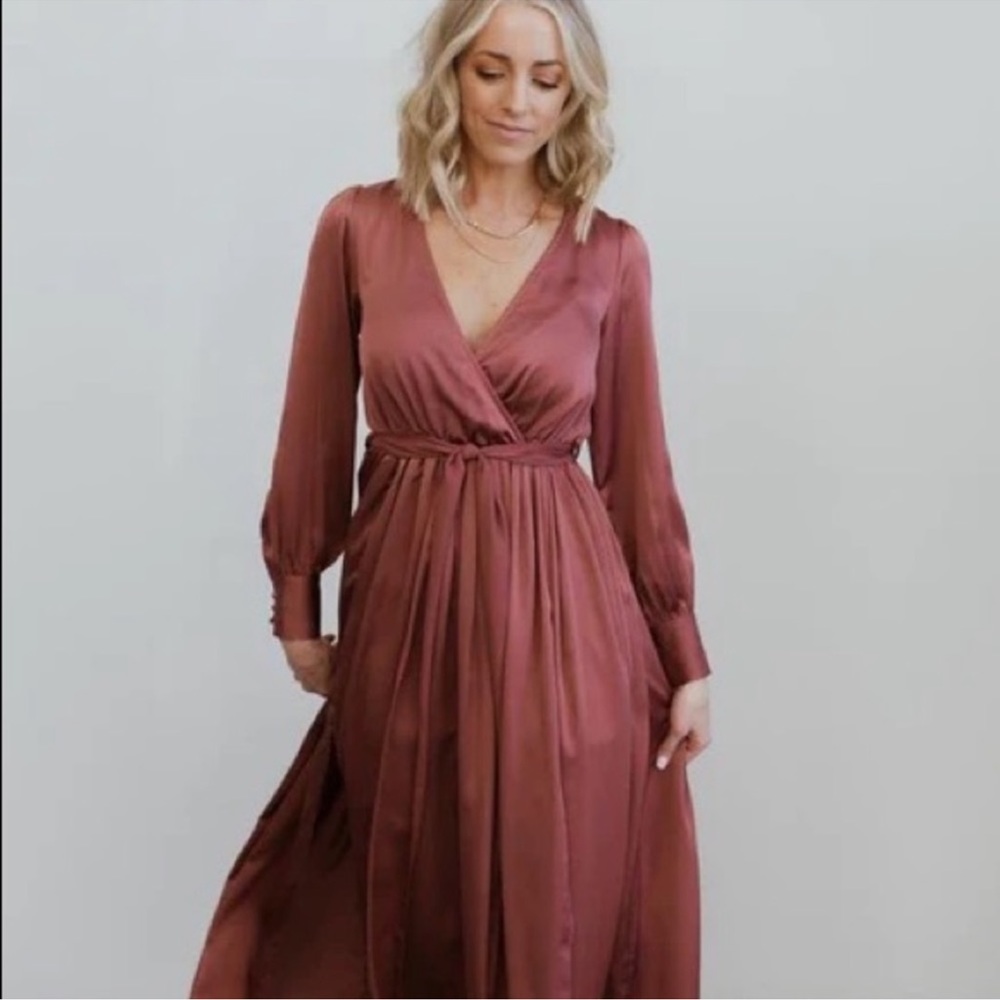 Baltic Born Jenna Maxi Dress Dark Mauve